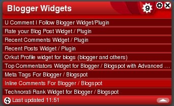 Opera Widget for your Blog